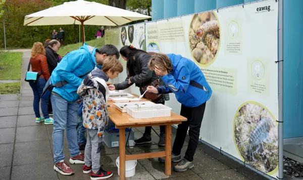 Eawag Bauzaun «Aquatische Biodiversität»