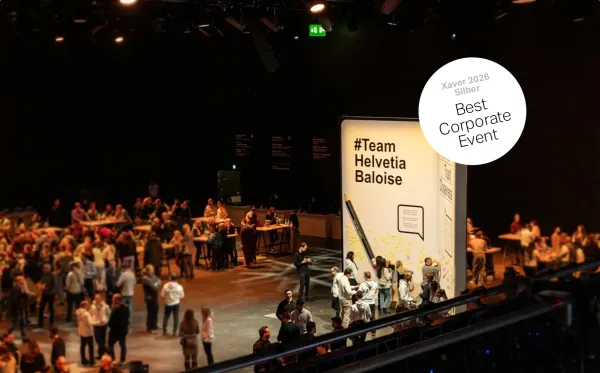 Unwritten Projekt, welches einen Xaver Silber Award gewonnen hat in der Kategorie Best Corporate Event