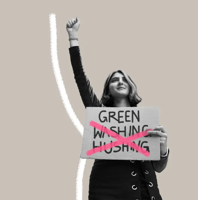 Greenwashing Greenhushing