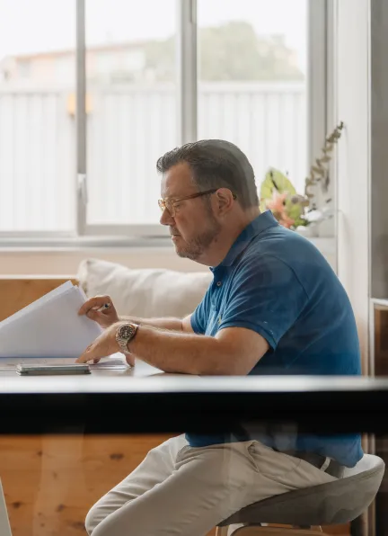 Person im Auditorium